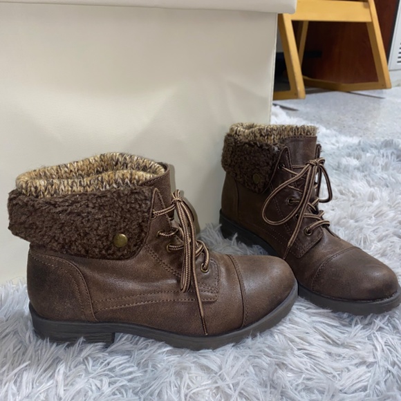 Brown Ankle Boots - Picture 2 of 3